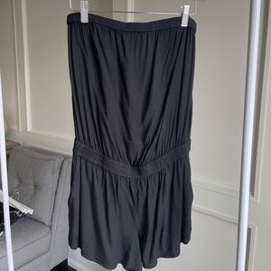 Azure Skies Black Romper